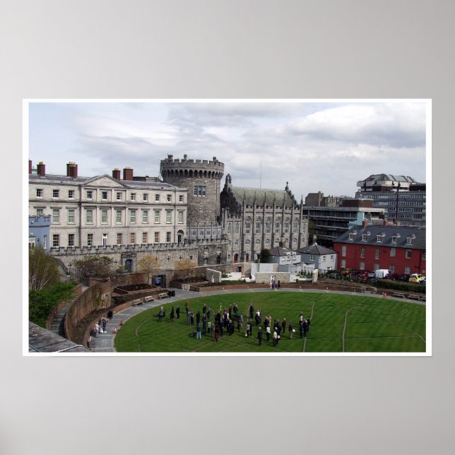 Poster Château de Dublin : Dublin City Irlande (Devant)