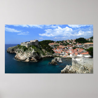 Poster Château de Dubrovnik