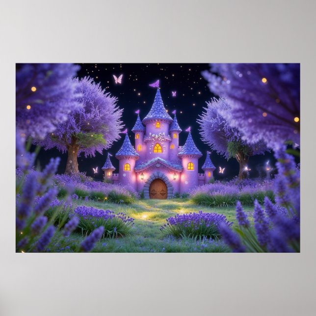 Poster Château de Fairy de la Lavande Cachée Grove (Devant)