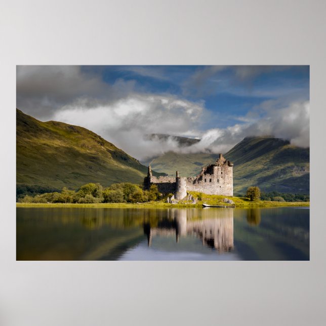Poster Château de Kilchurn - Dalmally, Écosse (Devant)