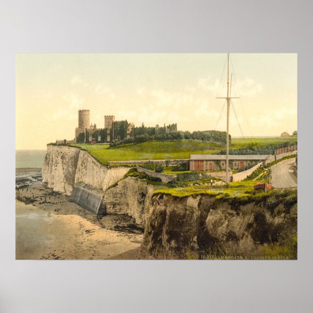 Poster Château de Kingsgate, Margate, Kent, Angleterre (Devant)