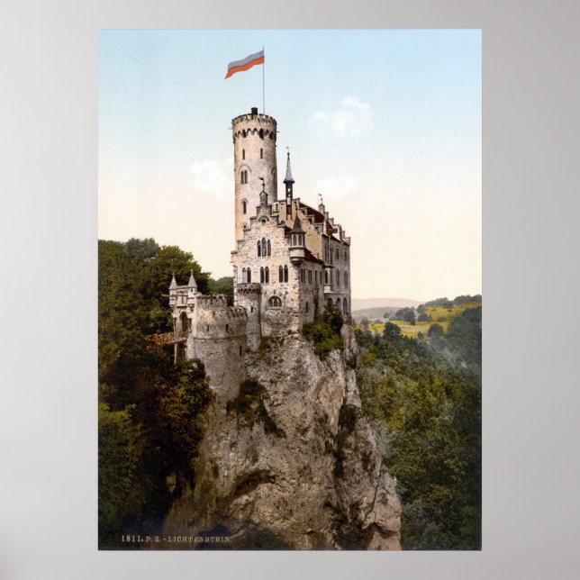 Poster Château de Lichtenstein (Devant)