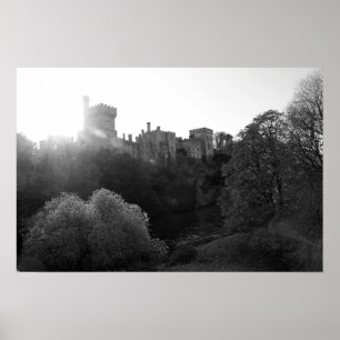 Poster Château de Lismore au-dessus du blackwater propre