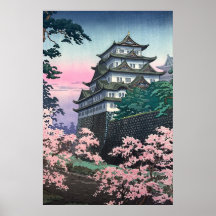 Château de Nagoya par Tsuchiya Koitsu
