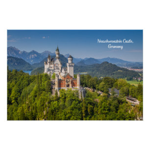 Poster Château de Neuschwanstein, Allemagne Bavière