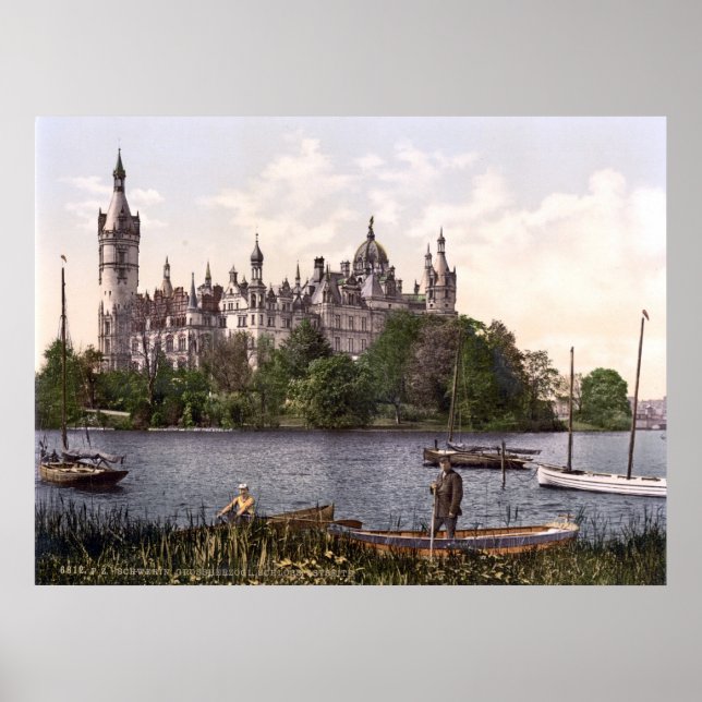 Poster Château de Schwerin (Devant)