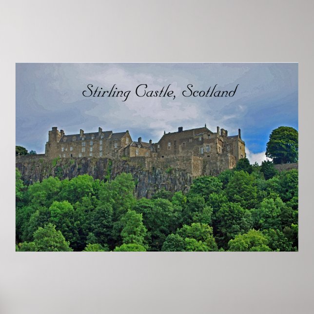 Poster Château de Stirling, Écosse (Devant)