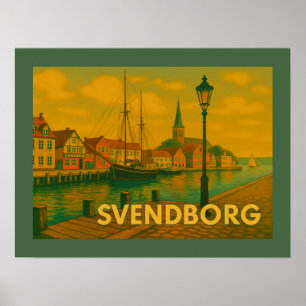Poster Château de Svendborg Danemark
