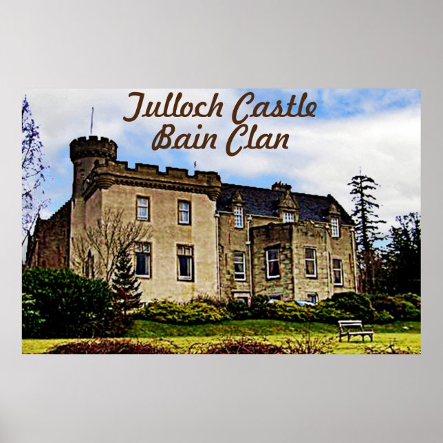 Poster Château de Tulloch - Bain Clan (Devant)