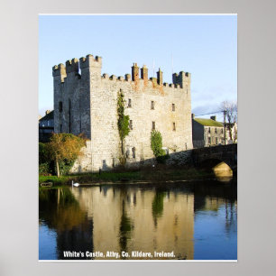 Poster Château de White, Athy, Comté de Kildare, Irlande