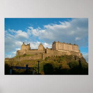 Poster Château d'Edimbourg