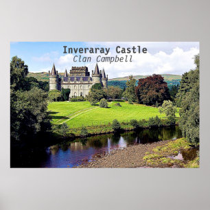 Poster Château d'Inveraray - Clan Campbell