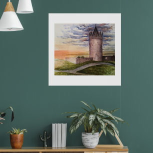 Poster Château d'Irlande Art Print – Doolin Comté de Clar