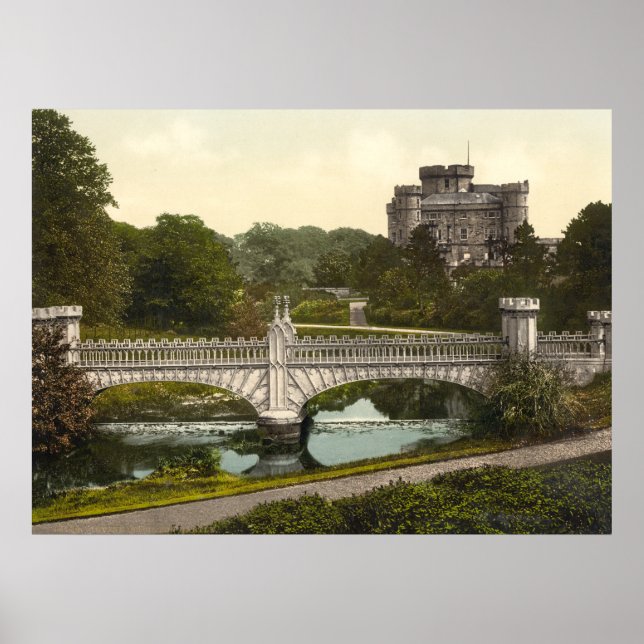 Poster Château Eglinton, Irvine, Ayrshire, Écosse (Devant)