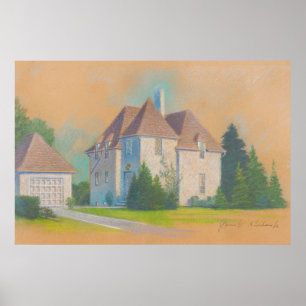 Poster Château Fleur-de-Lis - Kulhanek (1969)