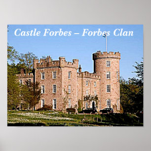 Poster Château Forbes - Forbes Clan