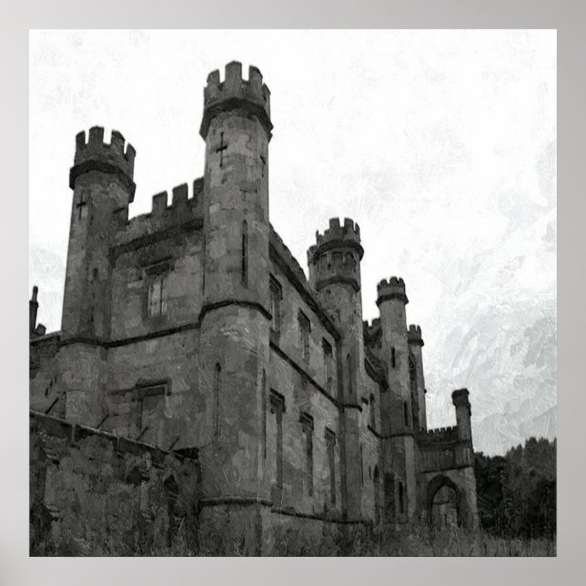 Poster Château gothique (Devant)
