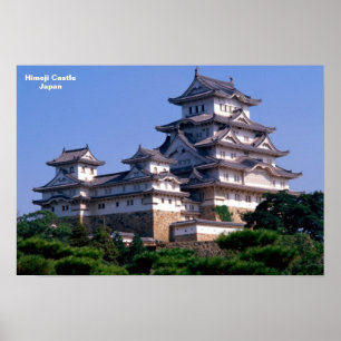 Poster Château Himeji Japon
