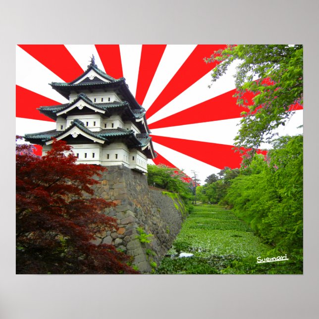 Poster Château japonais (Devant)