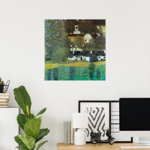 Poster Château Kammer sur l'Attersee II de Gustav Klimt