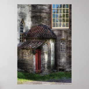 Poster Château - la porte cachée dans le dos