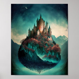 Poster Château magique de l'Imaginaire