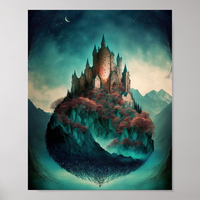 Poster Château magique de l'Imaginaire (Devant)