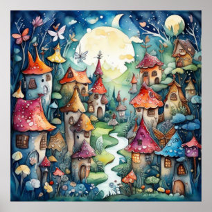 Poster Château magique Fairyland