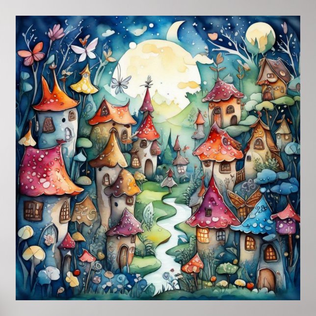 Poster Château magique Fairyland (Devant)