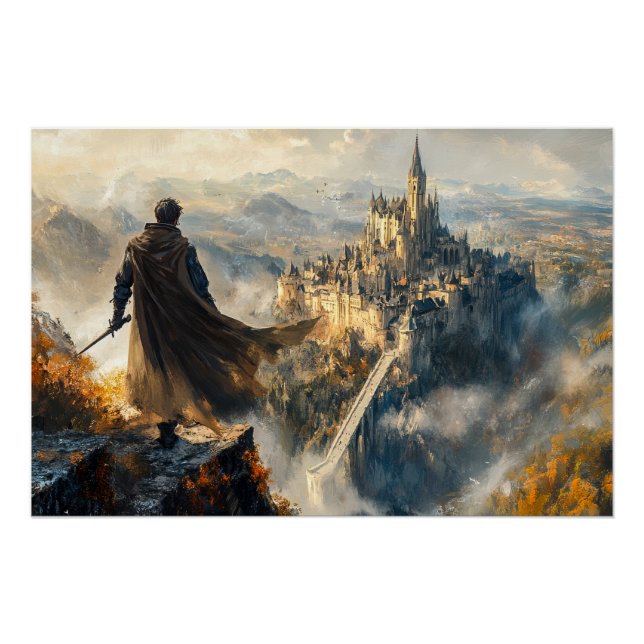 Poster Château médiéval (Devant)