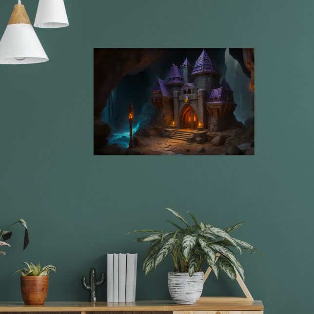 Poster Château nain de la forge des forgerons (Salon 1)