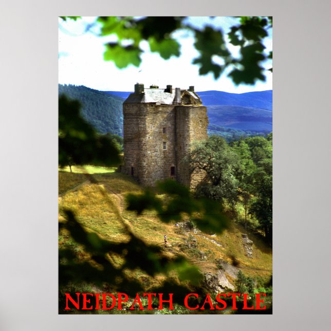 Poster château neidpath (Devant)
