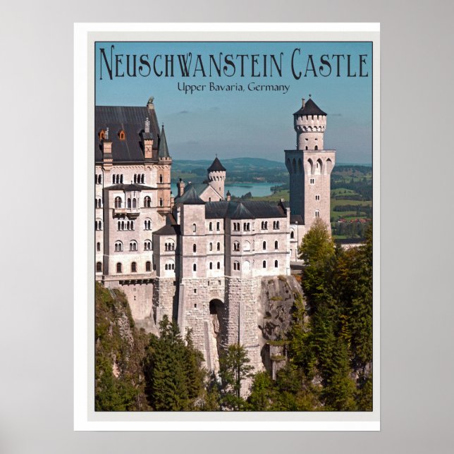 Poster Château Neuschwanstein (Devant)