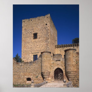 Poster Château Pedraza, Castille-et-León, Espagne 2