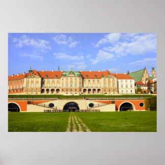 Poster Château Royal à Varsovie