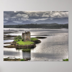 Poster Château Stalker Appin Argyll Écosse