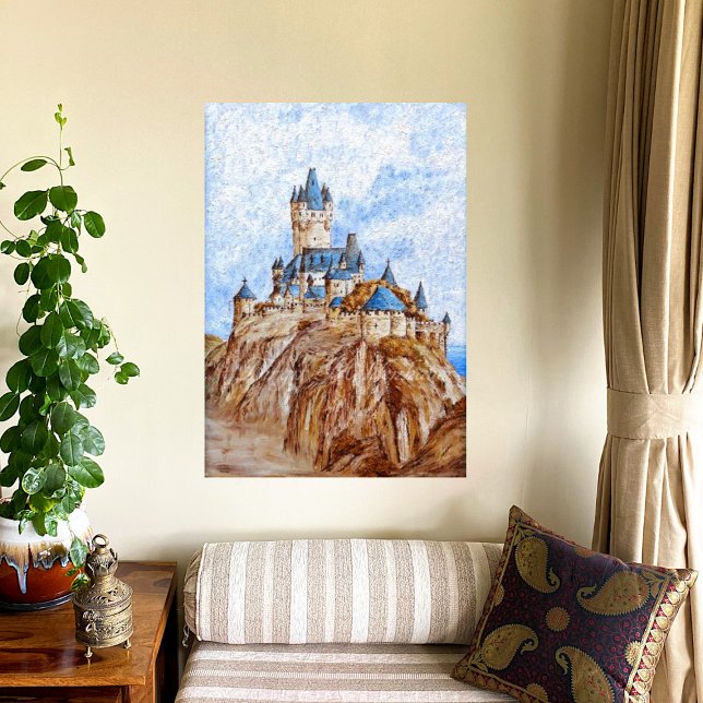 Poster Château sur le Rhin (Créateur téléchargé)