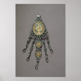 Poster Châtelaine, fin du 18ème siècle