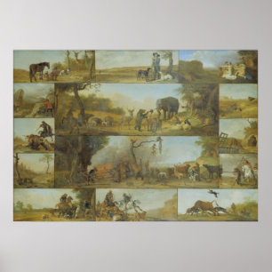 Poster Châtiment d'un chasseur