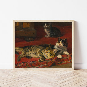 Poster Chatons   Julius Adam le Jeune