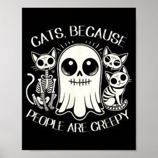 Poster Chats Parce Que Les Gens Sont Crépusculaires T-shi