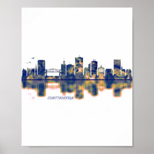 Poster Chattanooga Skyline