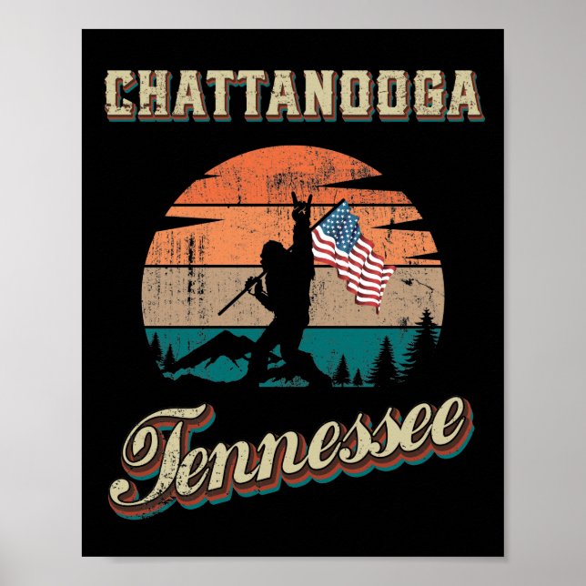 Poster Chattanooga Tennessee (Devant)