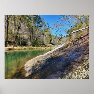 Poster Chattooga pittoresque River Bend