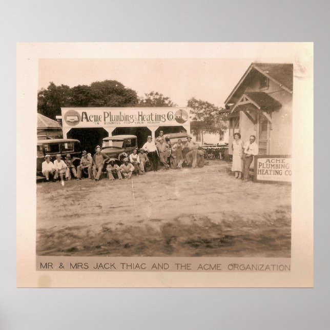 Poster Chauffage et plomberie, Kilgore, TX 1931 / 32 (Devant)
