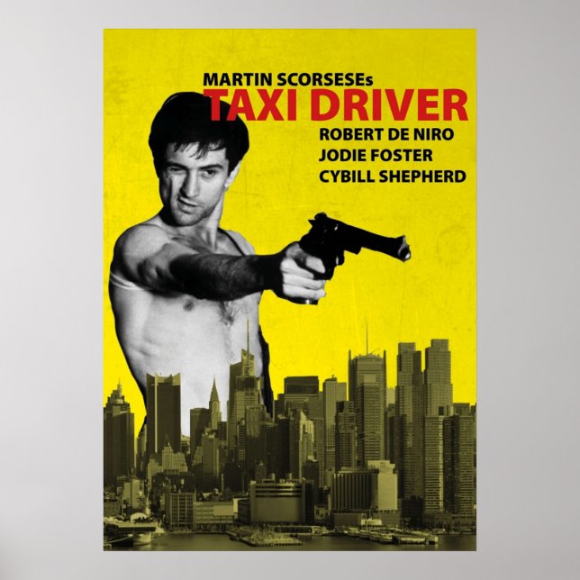 Poster Chauffeur de taxi Travis Bickle (Devant)