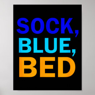 Poster Chaussette Lit Bleu _ Incroyable Chaussette Lit Bl