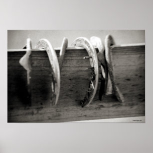 Poster Chaussures à cheval