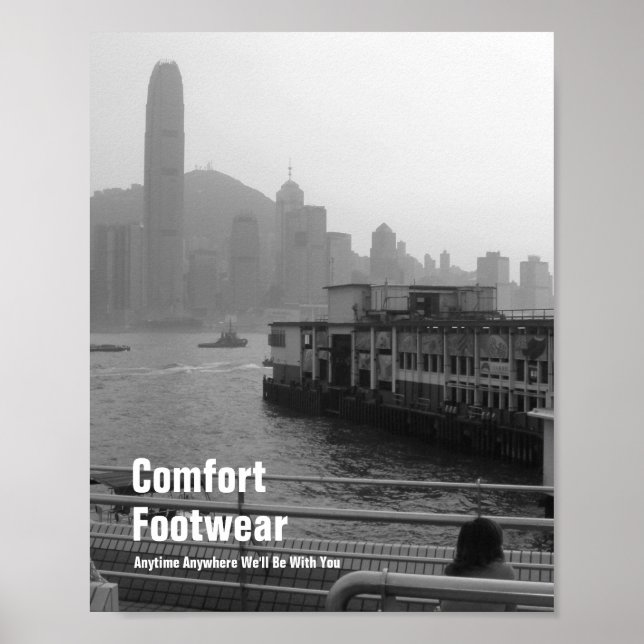 Poster Chaussures de confort à Hong Kong (Devant)