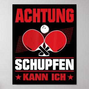 Poster Chaussures de ping-pong et poussette king